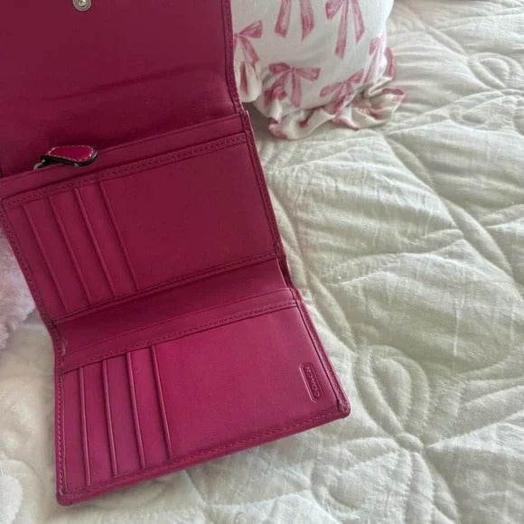 π Y2K Rare Barbie Pink Coach Hampton Clip Shoulder Bag π