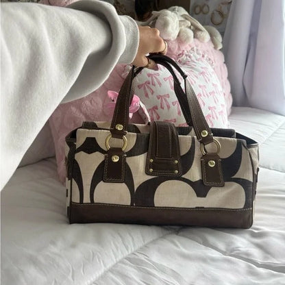 👜 Y2K Coach Legacy Mandy Purse – 65th Anniversary Edition 🤎🤍