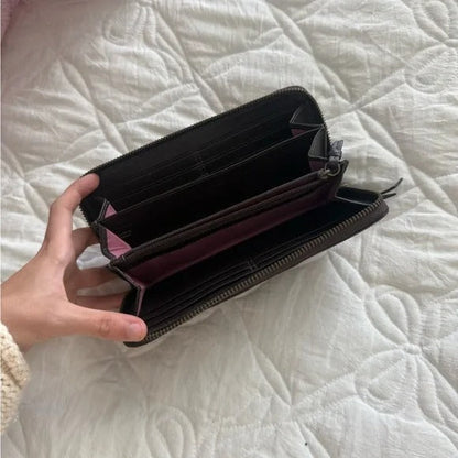 🐆 Y2K Coach Brown Cheetah/Leopard Print Patchwork Carly Bag + Matching Wallet 🐆