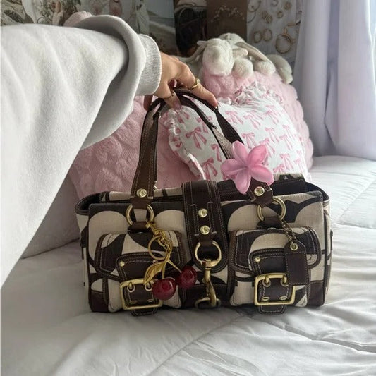 👜 Y2K Coach Legacy Mandy Purse – 65th Anniversary Edition 🤎🤍