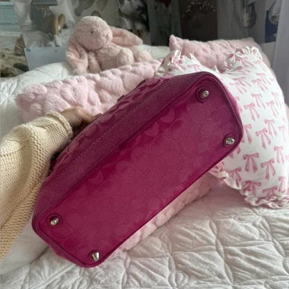 💖 Y2K Coach Hot Pink Hamptons Tote Bag/Purse 💖