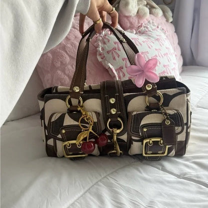 👜 Y2K Coach Legacy Mandy Purse – 65th Anniversary Edition 🤎🤍