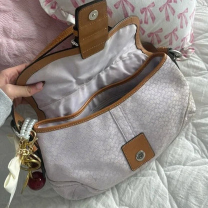 💜 Y2K Coach Lilac Monogram Large Soho Bag 💜