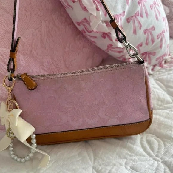 💖 Y2K Coach Pink Demi Shoulder Purse/Bag 💖
