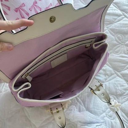 💖 Y2K Pink Coach Signature Soho Satchel Bag w/ Gold Hardware 💖