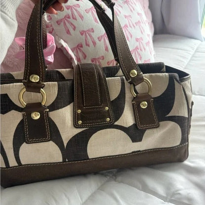 👜 Y2K Coach Legacy Mandy Purse – 65th Anniversary Edition 🤎🤍