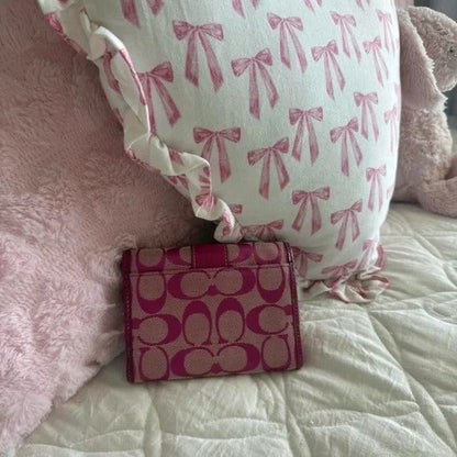 💖 Y2K Rare Barbie Pink Coach Hampton Clip Shoulder Bag 💖