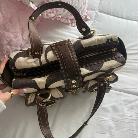 👜 Y2K Coach Legacy Mandy Purse – 65th Anniversary Edition 🤎🤍