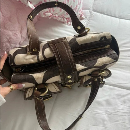 👜 Y2K Coach Legacy Mandy Purse – 65th Anniversary Edition 🤎🤍