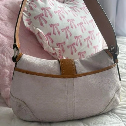 💜 Y2K Coach Lilac Monogram Large Soho Bag 💜