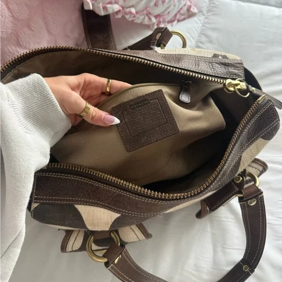 👜 Y2K Coach Legacy Mandy Purse – 65th Anniversary Edition 🤎🤍