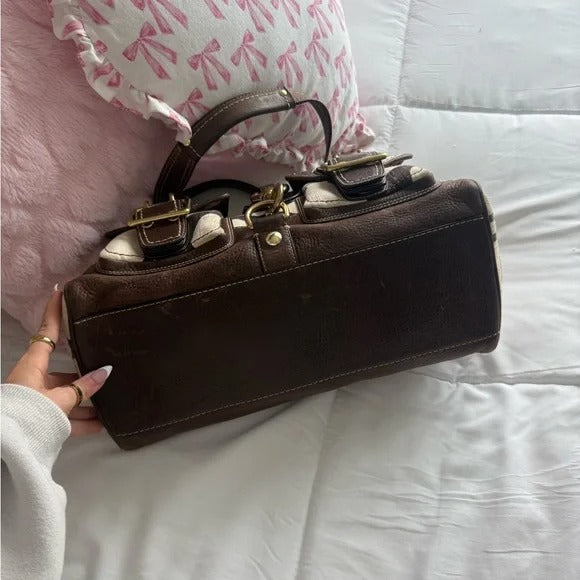 👜 Y2K Coach Legacy Mandy Purse – 65th Anniversary Edition 🤎🤍