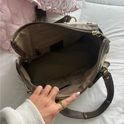 👜 Y2K Coach Legacy Mandy Purse – 65th Anniversary Edition 🤎🤍